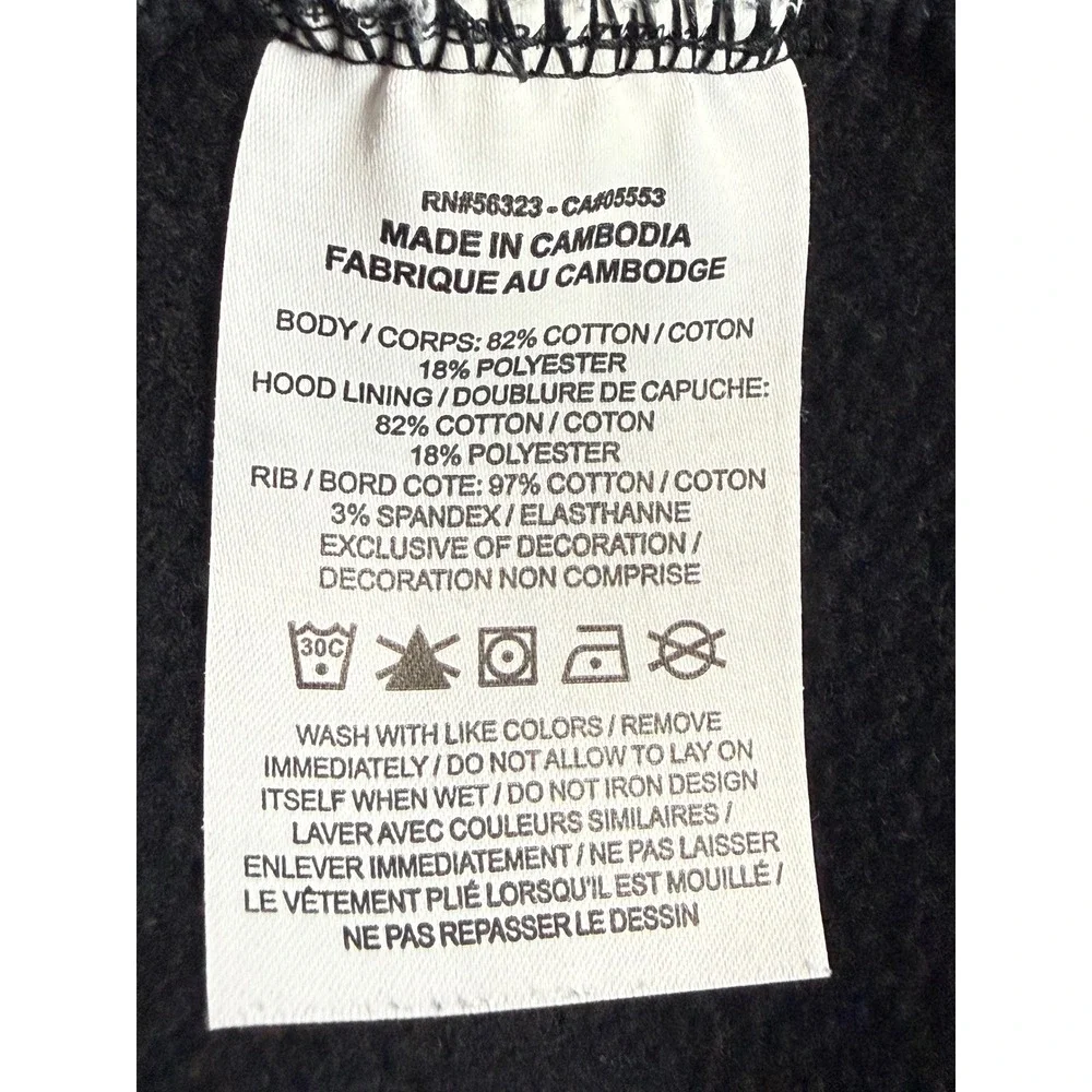 Jordan Sport DNA Hoodie Mens XL Black‎ Grey DC9639-010 Excellent Graphic Fleece